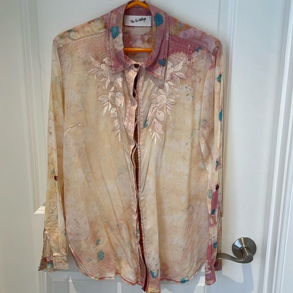 Beautiful The Nu Vontage embroided button down shirt in cotton - Picture 1 of 7